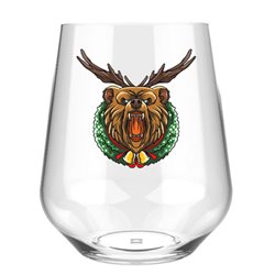 Stemless Wine Glass - Bear 23