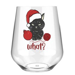 Stemless Wine Glass - cats (5)
