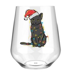Stemless Wine Glass - cats (7)