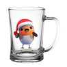 Glass Tankard - robin (3)