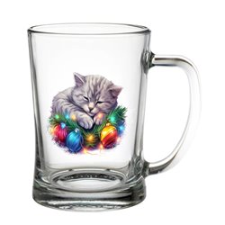 Glass Tankard - cat (9)