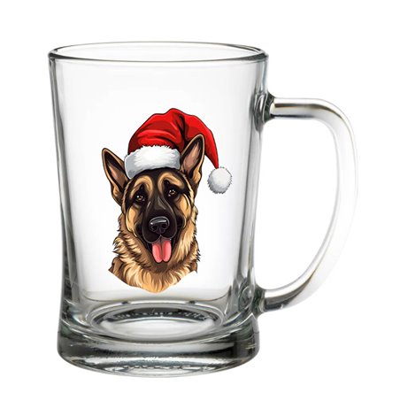 Glass Tankard - Dog (30)