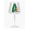 Modern Gin Glass - Alpha Christmas Character