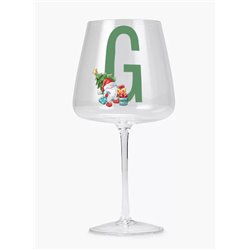 Modern Gin Glass - Alpha Green Gnome