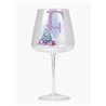 Modern Gin Glass - Alpha Purple Christmas Tree