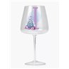 Modern Gin Glass - Alpha Purple Christmas Tree