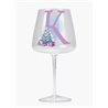 Modern Gin Glass - Alpha Purple Christmas Tree