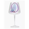 Modern Gin Glass - Alpha Purple Christmas Tree