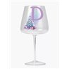Modern Gin Glass - Alpha Purple Christmas Tree