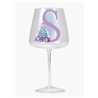 Modern Gin Glass - Alpha Purple Christmas Tree