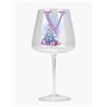 Modern Gin Glass - Alpha Purple Christmas Tree