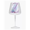 Modern Gin Glass - Alpha Purple Christmas Tree