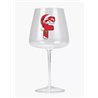 Modern Gin Glass - Red Santa Letter