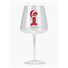 Modern Gin Glass - Red Santa Letter