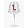 Modern Gin Glass - Red Santa Letter