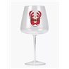 Modern Gin Glass - Red Santa Letter