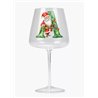 Modern Gin Glass - Santa Alphabette