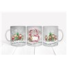 Christmas Mug -  candycane elf letter