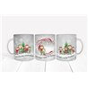 Christmas Mug -  candycane elf letter