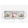 Christmas Mug -  candycane elf letter