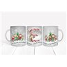 Christmas Mug -  candycane elf letter