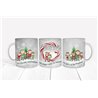 Christmas Mug -  candycane elf letter