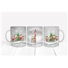Christmas Mug -  candycane elf letter