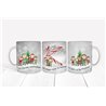 Christmas Mug -  candycane elf letter