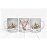 Christmas Mug -  candycane elf letter