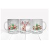 Christmas Mug -  candycane elf letter