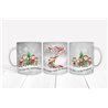 Christmas Mug -  candycane elf letter