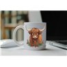 11oz mug  - Highland Cow 2