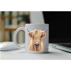 11oz mug  - Highland Cow 12