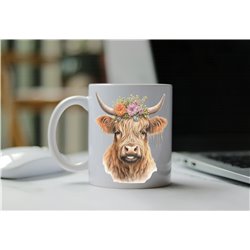 11oz mug  - Highland Cow 30