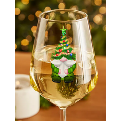 Wine Glass  Christmas Gnomes (34)