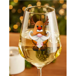 Wine Glass  Christmas Gnomes (36)