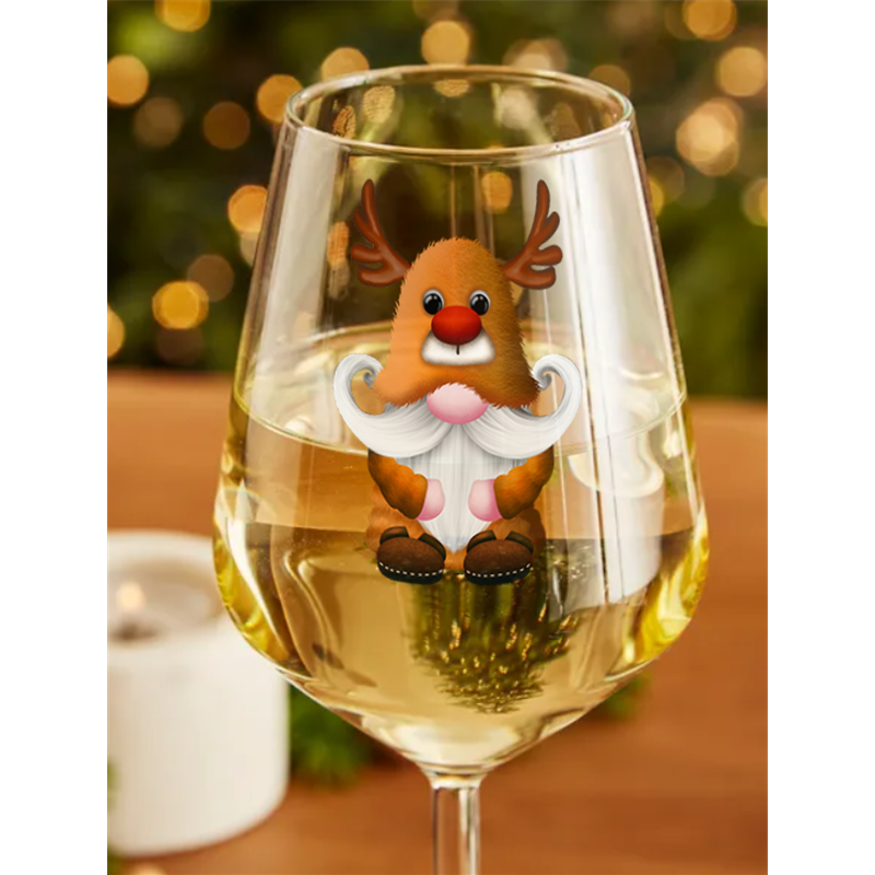 Wine Glass  Christmas Gnomes (36)