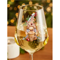 Wine Glass  Christmas Gnomes (37)