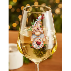 Wine Glass  Christmas Gnomes (38)