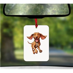 Hanging Air Freshener - Jumping Dog2