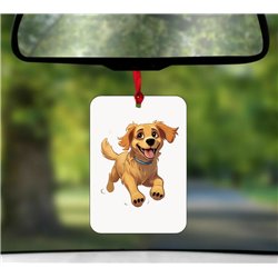 Hanging Air Freshener - Jumping Dog14