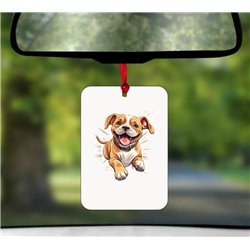 Hanging Air Freshener - Jumping Dog18