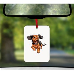 Hanging Air Freshener - Jumping Dog26