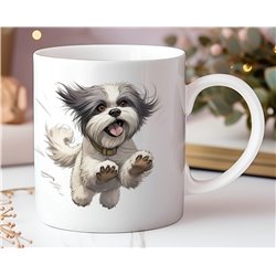 11oz mug  - Jumping Dog1