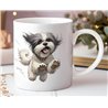 11oz mug  - Jumping Dog1
