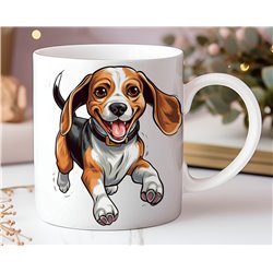 11oz mug  - Jumping Dog4