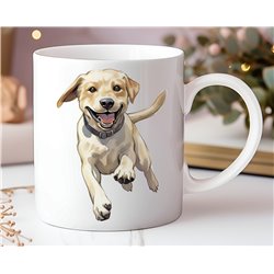 11oz mug  - Jumping Dog17