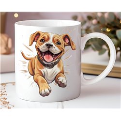 11oz mug  - Jumping Dog18