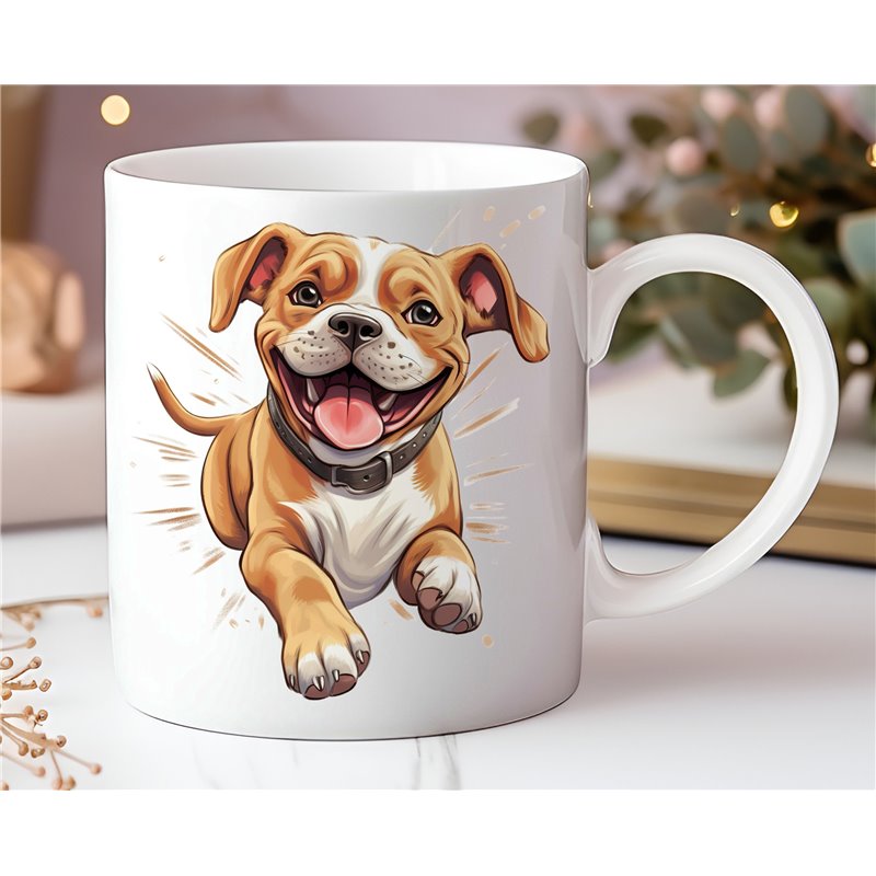 11oz mug  - Jumping Dog18