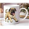 11oz mug  - Jumping Dog19